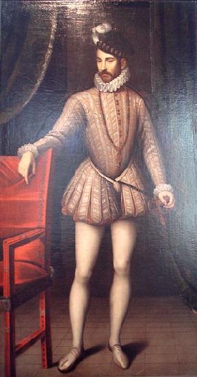 Francois Clouet Portrait of Charles IX of France oil painting image